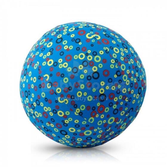BubaBloon Art.040345 Circles Blue Lateksa balons ar auduma pārvalku