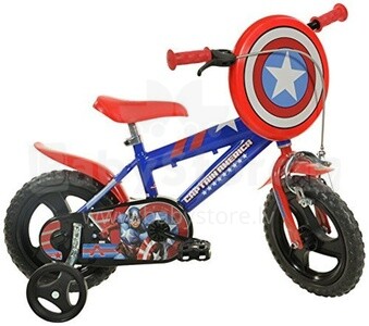 Dino Bikes Capitan America Art.412UL  Детский велосипед 12 дюймов