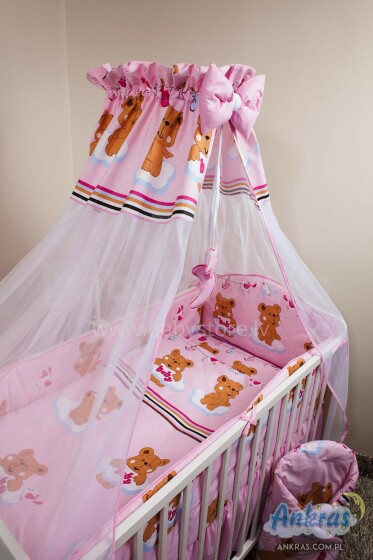 Ankras Baby Pink K5 Art.90953 комплект детского постельного белья из 5 частей