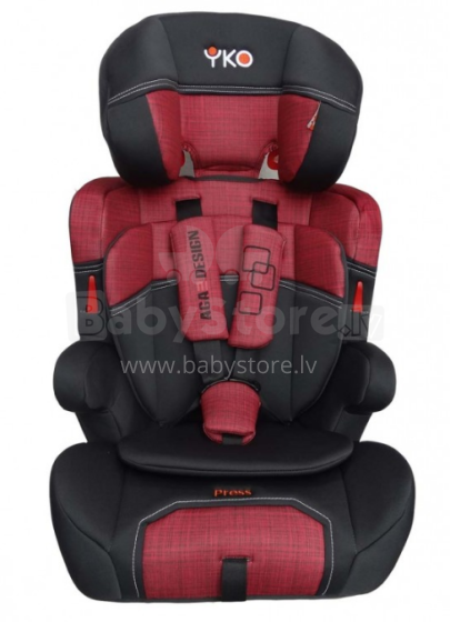 Aga Design YKO Easy 933 Bordo Bērnu autokrēsls  (9-36 kg)