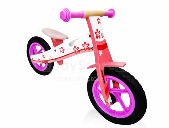 Aga Design Art.W16C065 Flower Bērnu skrējritenis ar gumijas riteņiem