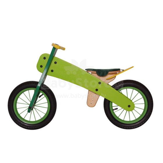Dip & Dap Art. MS-ZP Green Spring medinis motoroleris vaikams (dviratis)