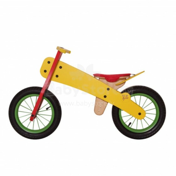 Dip & Dap Art. MS-DZP Yellow Spring medinis motoroleris vaikams (dviratis)