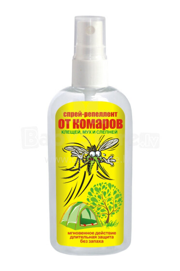 Fitodoktor Art.23010015 Репеллент - средство от укусов комаров, клещей и других насекомых для детей и взрослых 100ml