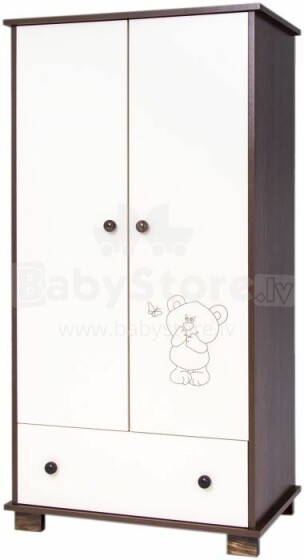 Drewex Bear&Butterfly Ecru Art.91714  Шкаф для детской комнаты