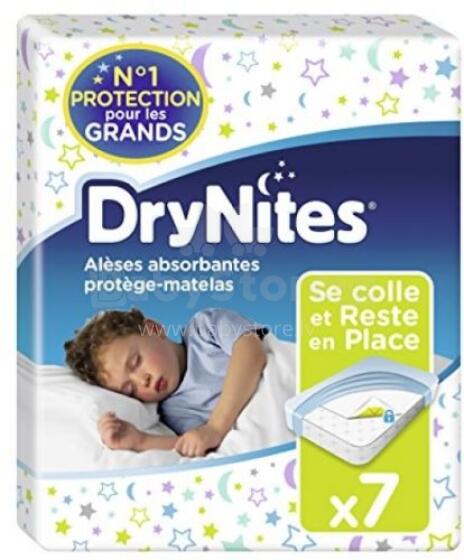Huggies Dry Nites Art.41532592 Пеленки одноразовые впитывающие 7 шт. 88x78см