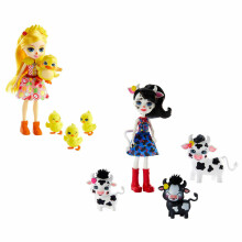 Enchantimals Family Art.GJX43  Mini lelle ar iemīļoto dzīvnieku