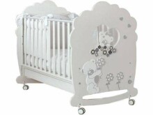 Baby Expert Serenata White Art.100764   Эксклюзивная детская кроватка