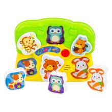 WinFun Art. 0771 Light N Sounds Animal Puzzle Развивающая музыкальная игрушка - пазл Животные, со светом и звуком
