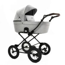 NordBaby Comfort Plus Art.101209 Pale Pink Bērnu klasiskie ratiņi 2 vienā (Skandināvu)