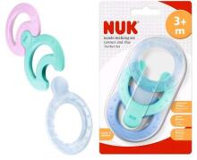Nuk Art.SE09 Teether Set Kožamo riņķu komplekts, no 3 mēn.