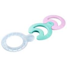 Nuk Art.SE09 Teether Set Kožamo riņķu komplekts, no 3 mēn.