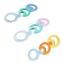 Nuk Art.SE09 Teether Set Kožamo riņķu komplekts, no 3 mēn.