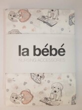 „La Bebe ™“ medvilniniai sauskelnių šunys. Art. 010500 Kūdikių natūralios medvilnės vystyklų dydis 75x75 cm