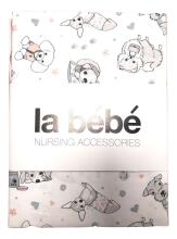 La Bebe™ Cotton Nappy Dogs Art.101500 Хлопковая пеленочка для малышей 75x75 см
