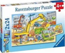 Ravensburger Puzzle 078004V Ehitusplats Puzles 2x24gb.