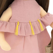 Orange Toys Sweet Sisters Sophie in a Tassel Dress Art.SS03-21Мягкая игрушка Кукла София в льняном платье (32см)