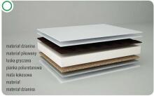 Danpol Antibacterial Plus Silver Mattress buckwheat, coconut (120 x 60cm)