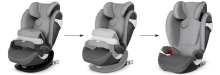 Cybex '18 Pallas S -Fix Art.102327 Manhattan Grey  Детское иновационное  автокресло (9-36 кг)