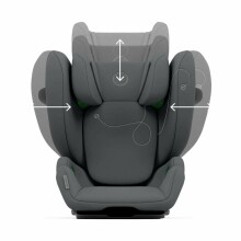 Cybex Solution G i-Fix autokrēsls 100-150cm, Monument Grey bērnu autokrēsls (15-50kg)
