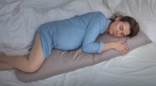 „YappyKids“ natūralios medvilnės pilkos spalvos atspalviai. 102396 Daugiafunkcinė miego pagalvė