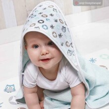 Bebejou Bath Towel Blush Baby Art.3010109 Bērnu Dvielis ar kapuci 80x90cm