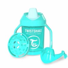 „Twistshake Mini“ puodelis „Art.78049“ mėlynas buteliukas su snapeliu nuo 4+ mėnesių, 230 ml