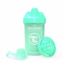 „Twistshake  Crawler“ taurė, 788275 pastelinės purpurinės spalvos buteliukas su snapeliu nuo 8 mėnesių, 300 ml