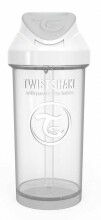 Twistshake Straw Cup Art.103065 White Pudelīte ar salmiņu no 6 +mēn, 360 ml