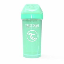 Twistshake Kid Cup Art.78281 Pastel Green Pudelīte ar snīpi no 12 +mēn, 360 ml