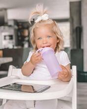 Twistshake Straw Cup Art.103073 Pastel Grey