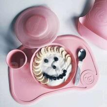 Twistshake Plate Art.78167 White  Детская тарелочка с крыжкой