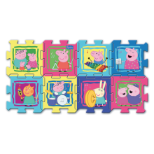 Peppa Pig Art.60398 Grīdas puzle paklājiņš no 8 elementiem