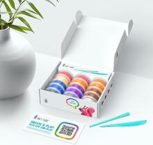 Hey Clay Forest Animals Set - Colorful Modelling Kids Art.103267 māla meža dzīvnieku komplekts