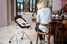 Babymoov Swoon Up Zink Art.A012423 Atpalaiduojanti kėdė / sūpynės kūdikiui