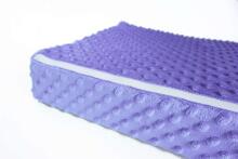La bebe™ Minky Klin Antireflux Art.103621 Dark Blue Spilvens no putuplasta un mikrofibras spilvendrāna ar rāvējslēdzēju