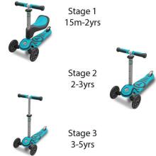 Smart Trike T- Scooter T1 Blue Art.STT3S2000500 Trīsriteņu skrejritenis ar sēdvietu