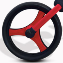 „Smart Trike Running Bike Red Art. STB1050100“ Vaikų bėgimo takelis su metaliniu rėmu 10 “