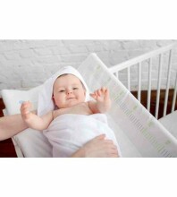 Ceba Baby Strong Pārtinamais matracis CARO White ar stingro pamatni (70x50cm)