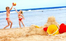 „4kids Sun & Beach“ 134010 vaikų pripučiamas guminis kamuolys