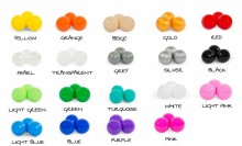 MeowBaby® Color Round Art.104048 Mint  Sauss baseins ar bumbiņām(200gab.)