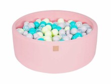 MeowBaby® Color Amour Art. 104049 Rožinis sausas baseinas su kamuoliukais (250vnt.)