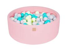 MeowBaby® Color Amour Art.104049 Pink Бассейн сенсорный сухой с шариками(250шт.)