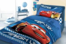 Faro Tekstylia Disney Bedding Cars Art.041 Kokvilnas gultas veļas komplekts 100x135+40x60 cm