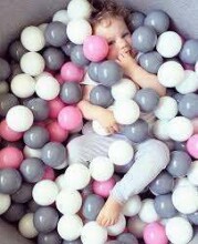 Misioo Extra Balls Art.104230 Baby Baby kamuoliukai kamuoliukams Ø 7 cm, 50 vnt.