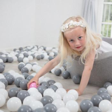 Meow Extra Balls  Art.104240 White Pearl  Мячики для сухого бассейна  Ø 7 cm, 50 шт.