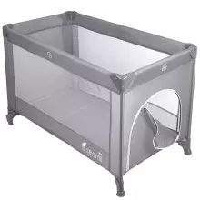 Kids Severno Honey Bunny Art.104412 Grey   Bērnu manēža - ceļojumu gultiņa