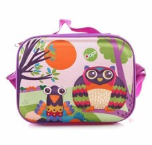 Oi Owls Art.31006.12 „Lunchbox“ spalvinga vaikiška priešpiečių dėžutė
