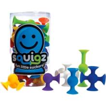Fat Brain Toys Squigz Art.FA088-1 Силиконовый конструктор на присосках,24 шт (диаметр одной присоски 2,5 см)