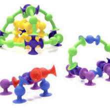 Fat Brain Toys Squigz Art.FA088-1 Силиконовый конструктор на присосках,24 шт (диаметр одной присоски 2,5 см)